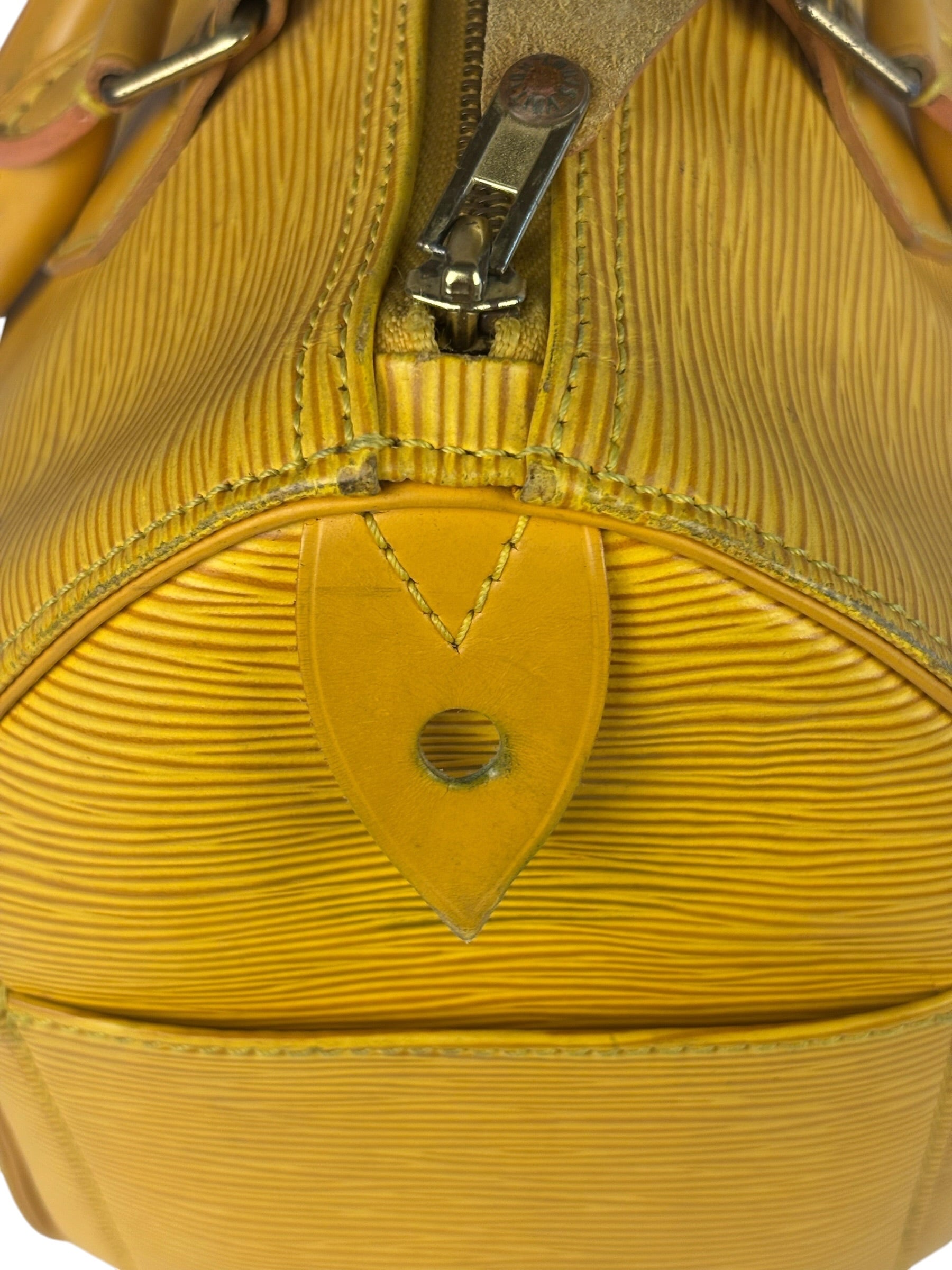 Louis Vuitton Yellow Epi Leather Speedy 25