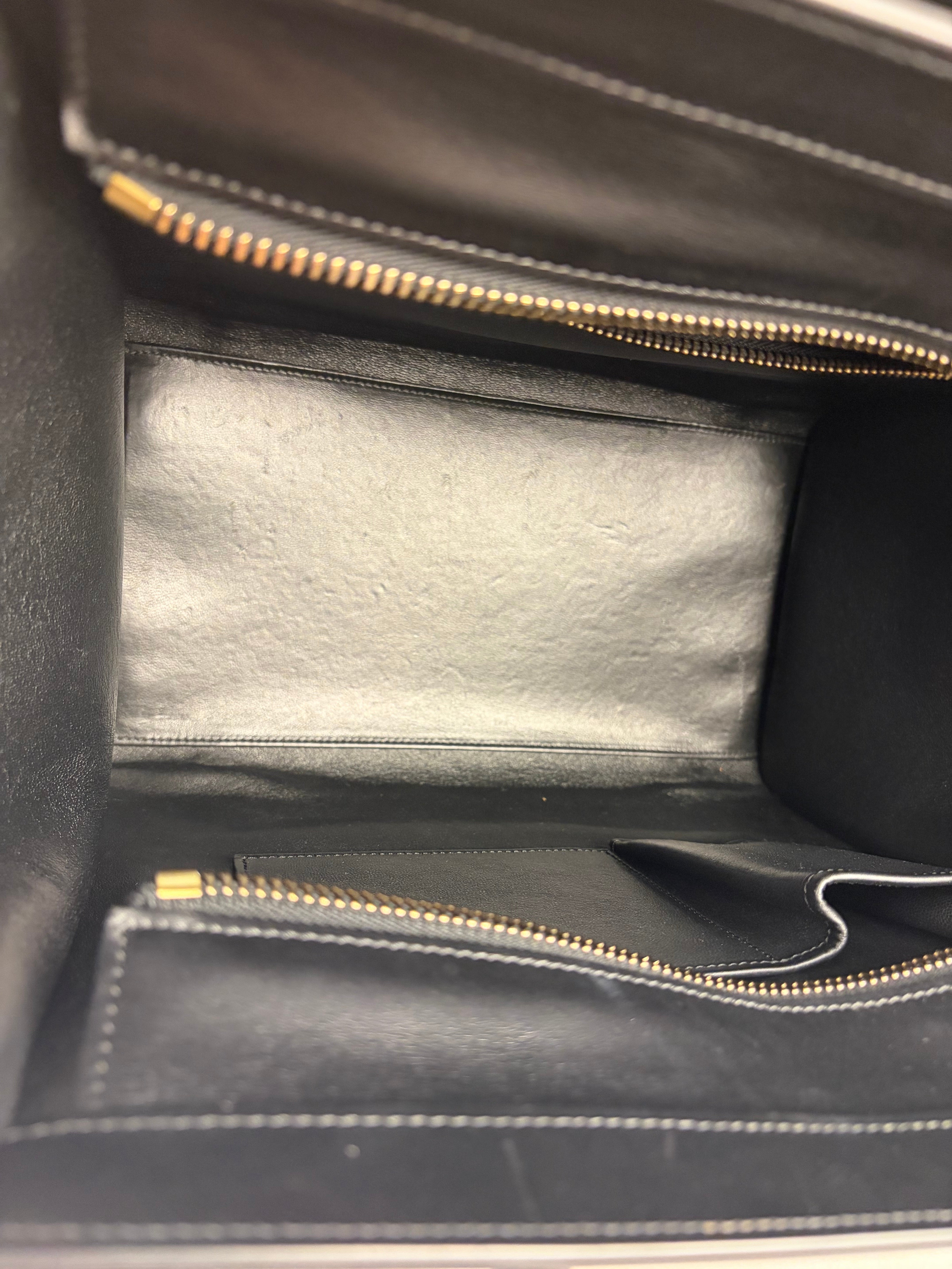 Celine Tri-Color Luggage Tote Bag