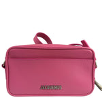 Jacquemus Le Baneto Zip Pink Leather Crossbody Bag