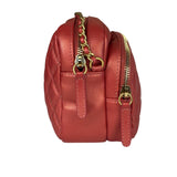 Chanel Pink Satin/Leather Trim Camera Bag 2019