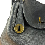 Hermes Black Clemence Lindy 26