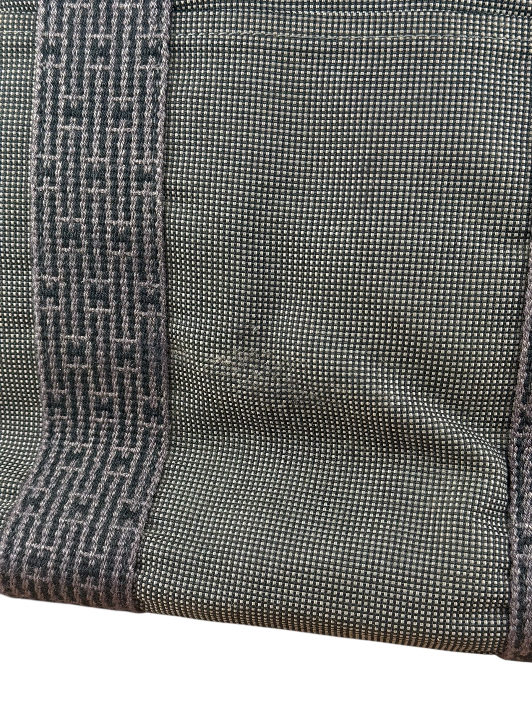 Hermes Herline Canvas Tote Grey