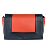 Celine Bicolor Leather Medium Frame Crossbody Bag