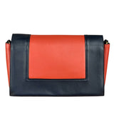 Celine Bicolor Leather Medium Frame Crossbody Bag