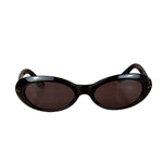 Gucci Black Oval Sunglasses ssed