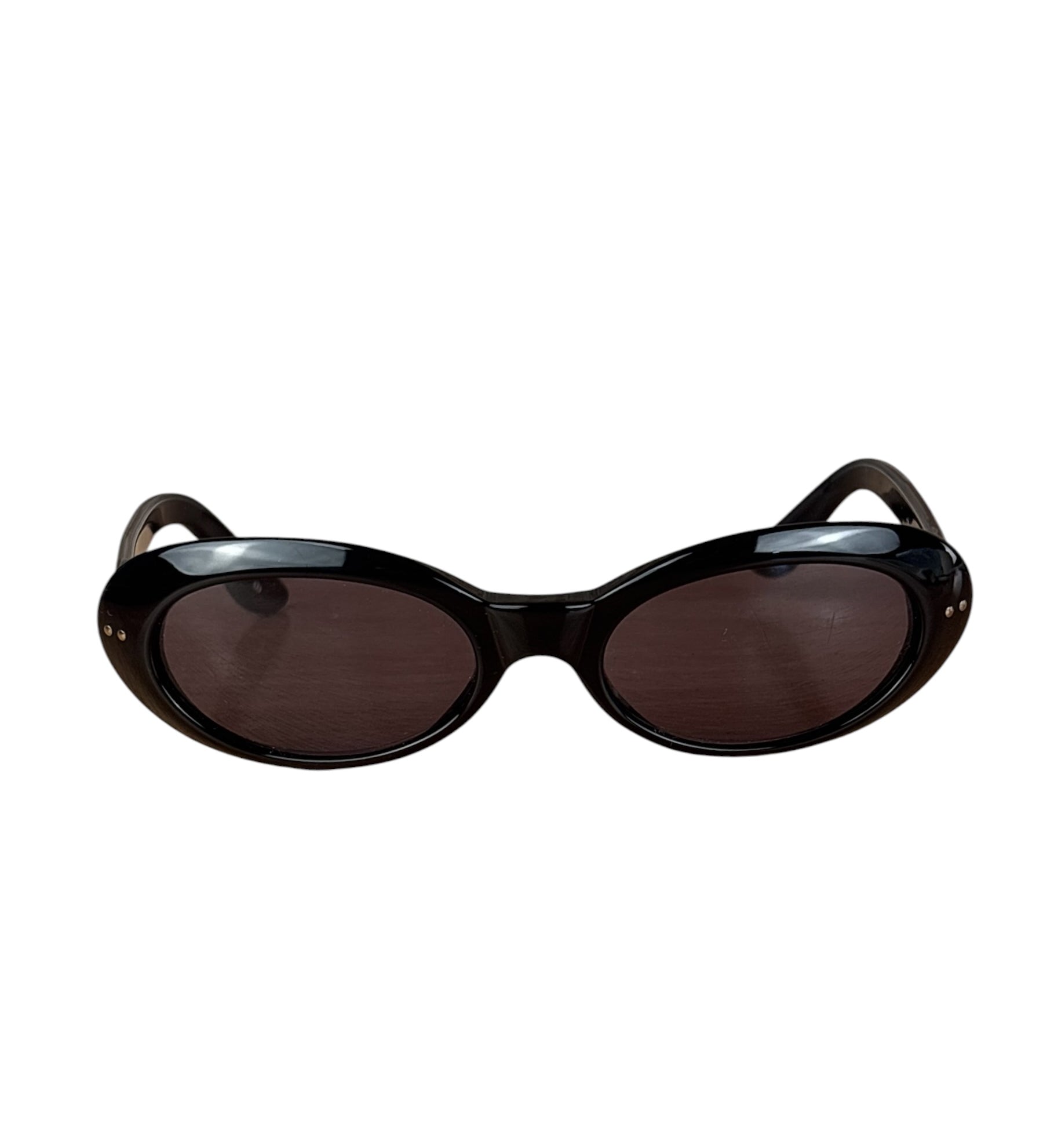 Gucci Black Oval Sunglasses ssed
