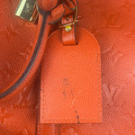 Louis Vuitton Red Empreinte Bandouliere 50