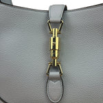 Gucci Jackie 1961 Hobo Bag Light Blue Grained Leather