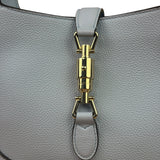 Gucci Jackie 1961 Hobo Bag Light Blue Grained Leather