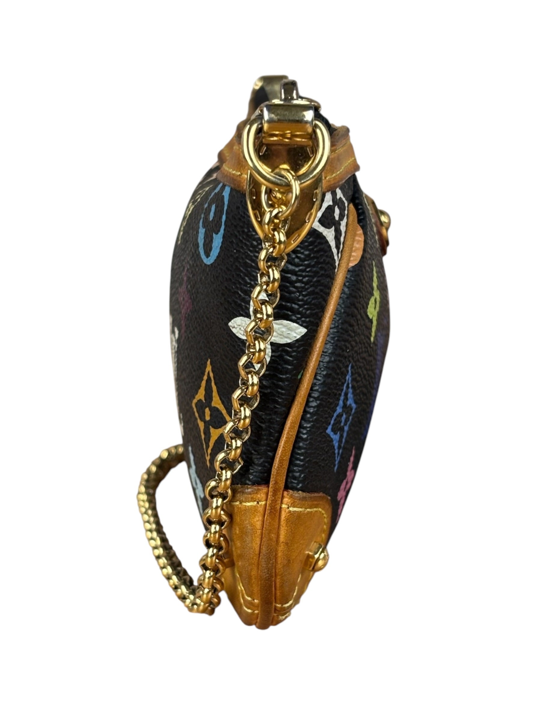 Louis Vuitton Black Murakami Monogram Pochette