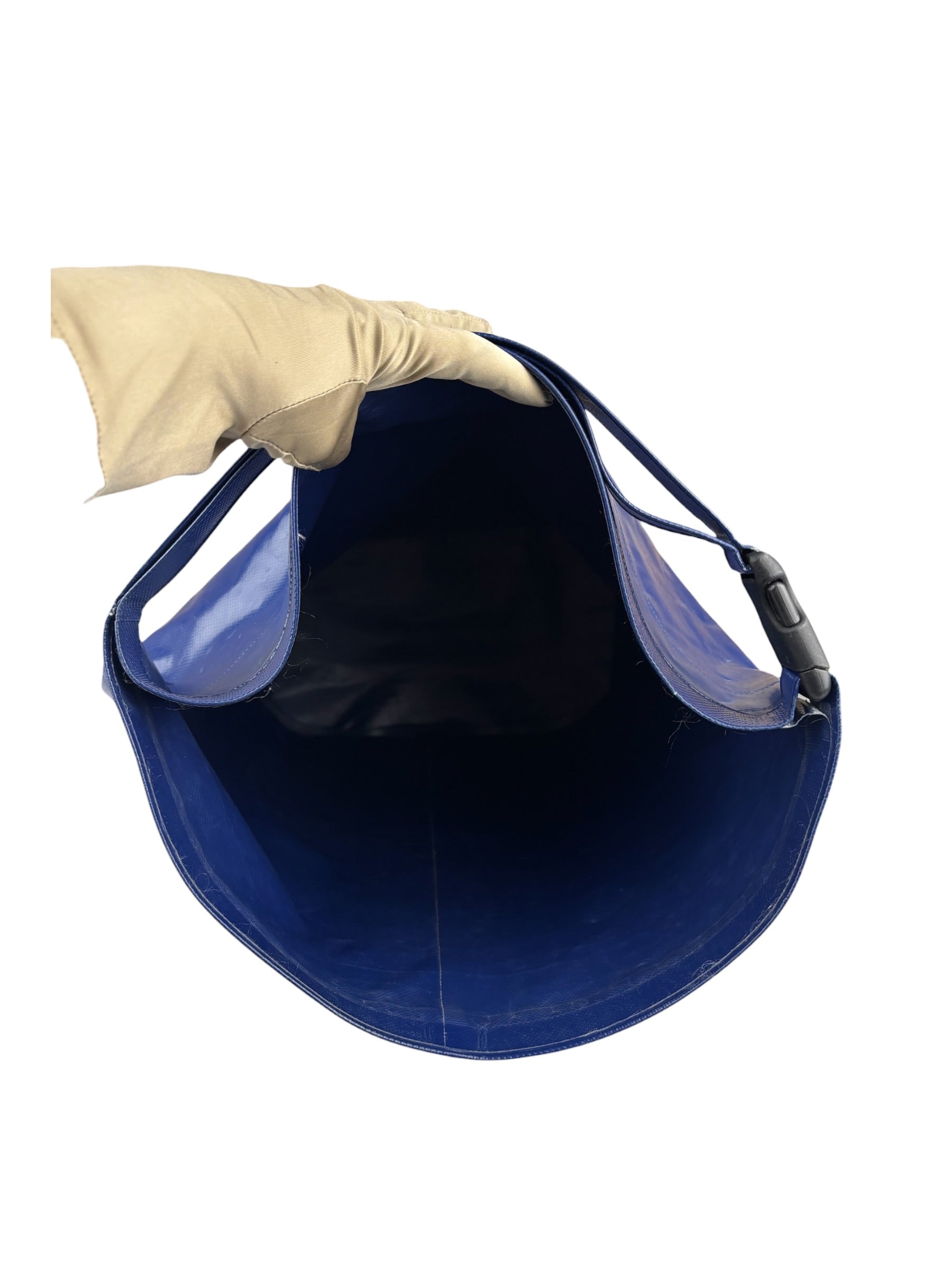 Chanel Blue Vinyl PVC Shoulder Bag
