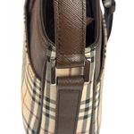 Burberry Brown Leather House Shoulder Bag