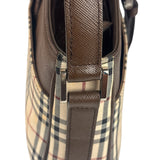 Burberry Brown Leather House Shoulder Bag