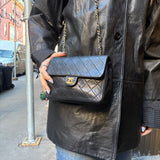 Chanel 1989 Quilted Leather Small Flap Bag
