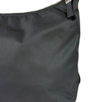 Prada Black Leather Trim/Tessuto Nylon  Shoulder Bag