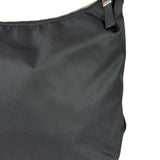 Prada Black Leather Trim/Tessuto Nylon  Shoulder Bag