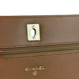 Chanel Brown Quilted Leather Wallet on Chain Shoulder Bag 2026