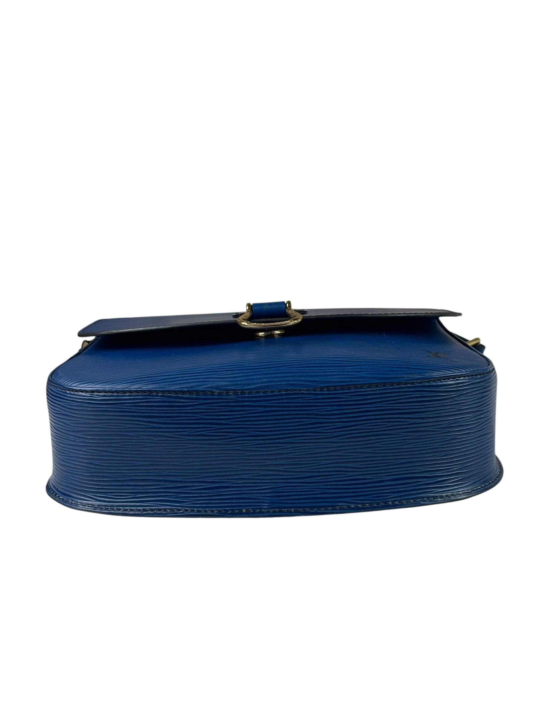Louis Vuitton Vintage Blue Epi Saint Cloud GM Crossbody