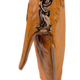 Chanel Orange Patent Leather Camellia Flap Pochette 2003