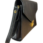 Saint Laurent Vintage Leather Envelope Clutch