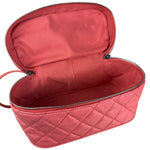 Chanel 2018 Pink Quilted PVC Vanity Zip Backpack