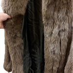 Vintage Saga Light Brown Fox Fur Coat