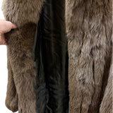 Vintage Saga Light Brown Fox Fur Coat