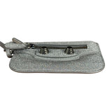 Balenciaga Le Cagole Zip Pouch Glitter
