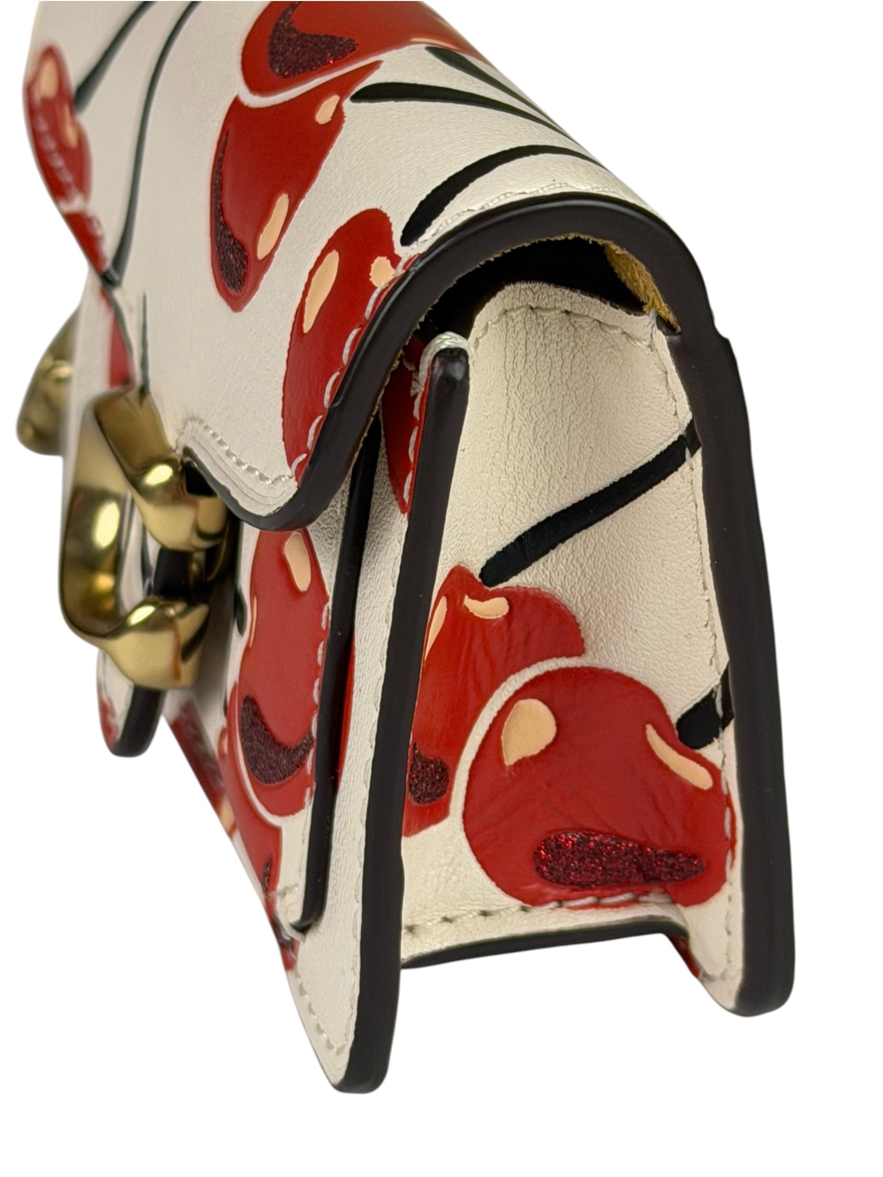 Coach Mini Tabby Bag Cherry Print Charm