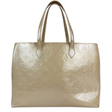 Louis Vuitton Yellow Vernis Wilshire Tote MM