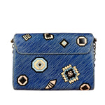 Louis Vuitton Blue Aztec Epi Leather Twist MM Bag