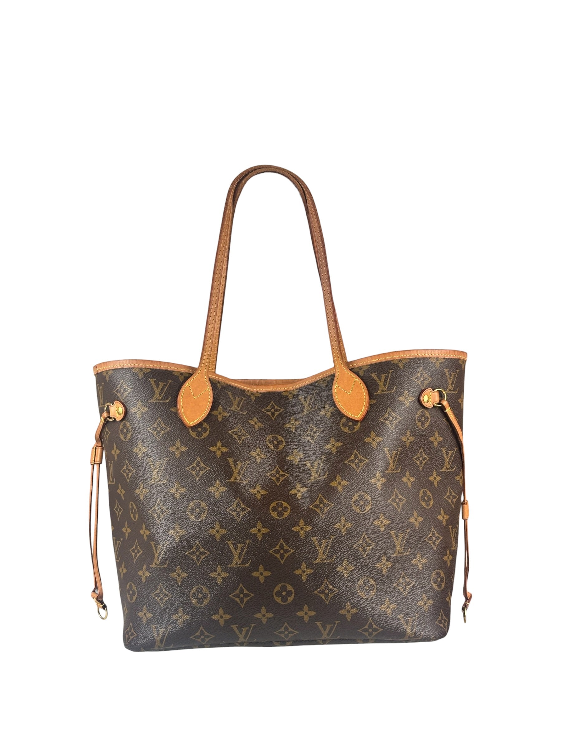 Louis Vuitton Monogram Neverful MM Pink Canvas-Lined Tote Bag