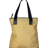 Gucci Vintage Brown Canvas Zip Tote