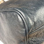 Balenciaga Vintage Navy Leather City Two-Way Bag