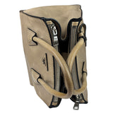 Prada Beige Glace Calf Twin Tote