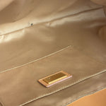 Fendi Borsa Pink Patent Leather Cuoio Ingrassato Compilation Shoulder Bag