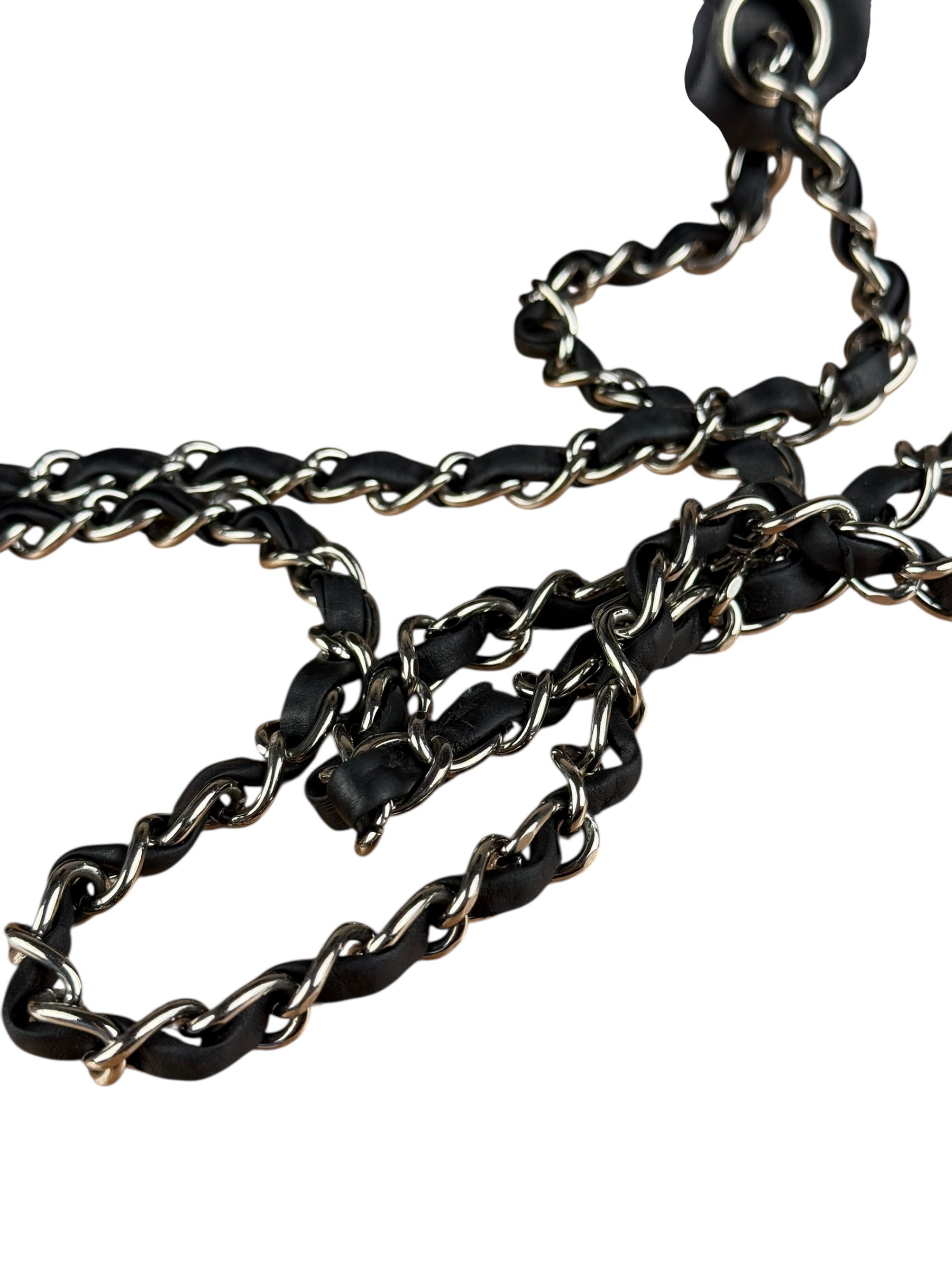 Chanel Classic Quilted Black Double Flap Bag 2003