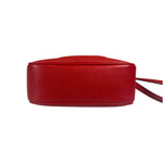 Gucci Red Calfskin Leather Soho Disco Crossbody Bag