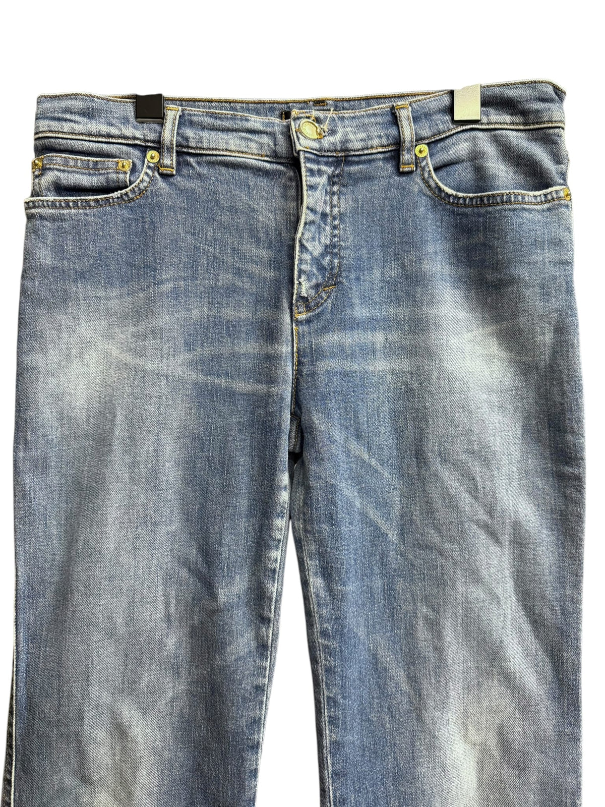 Roberto Cavalli Straight Leg Blue Denim Jeans