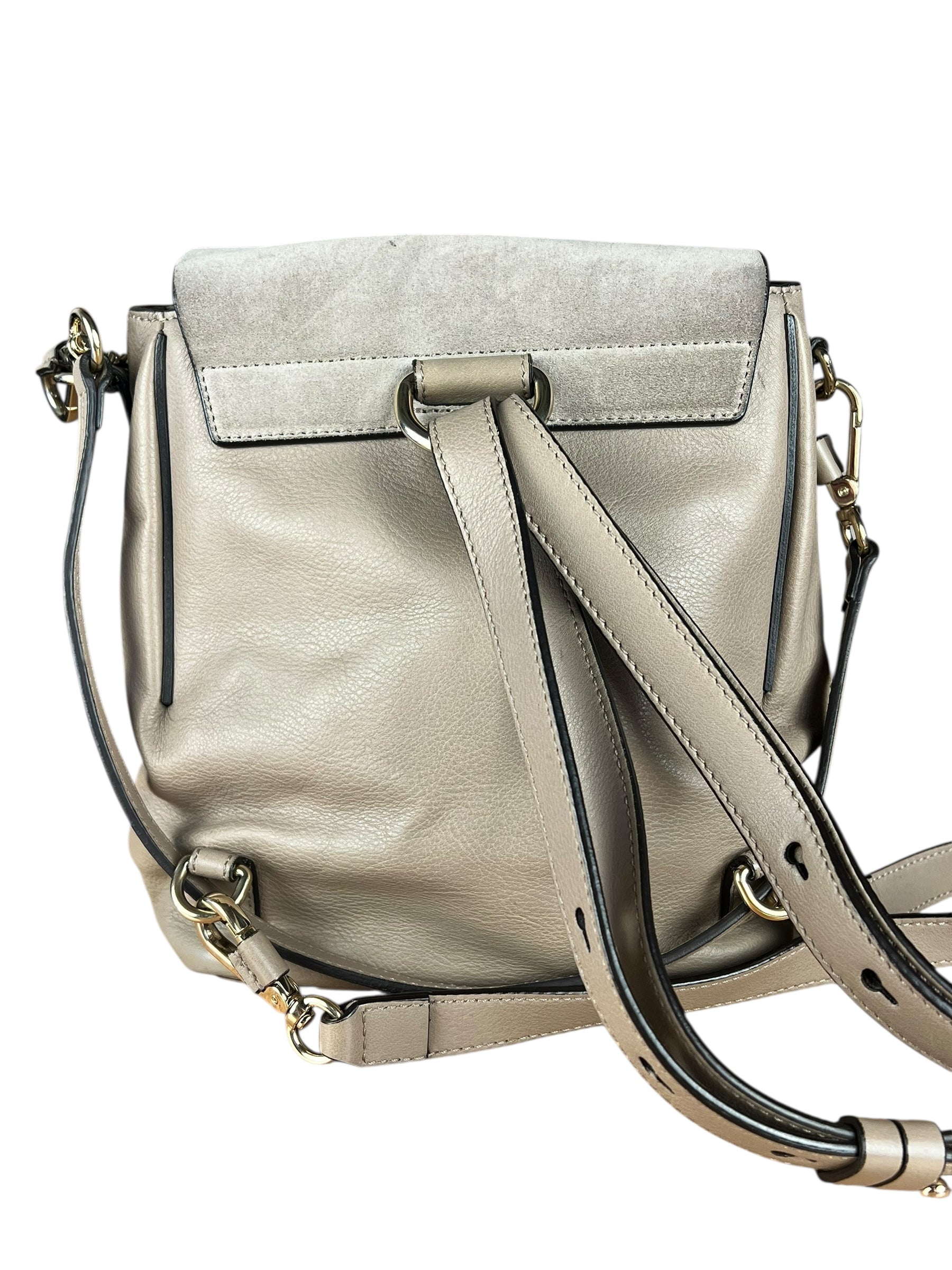 Chloe Faye Leather/Suede Backpack