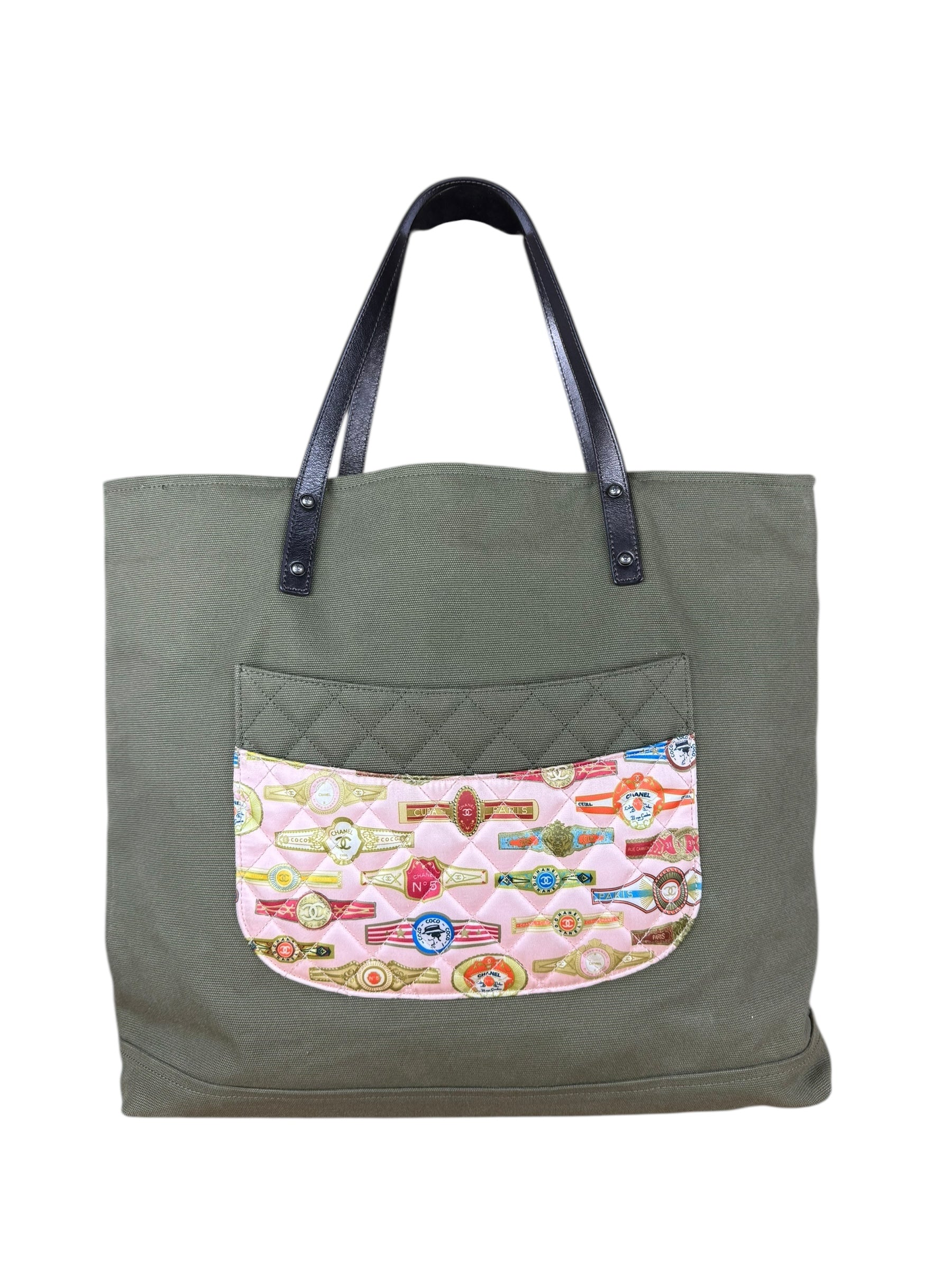 Chanel Coco Cuba Canvas Tote 2017