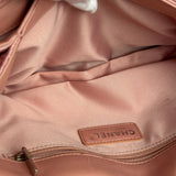 Chanel Pink Leather Small Unlimited Stitch Flap Shoulder Bag 1999