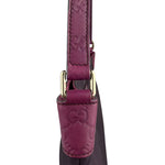 Gucci Vintage Purple Canvas Shoulder/Hobo Bag