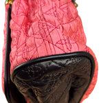Louis Vuitton Limited Edition Bunny Pink Leather Monogram Coquette Clutch