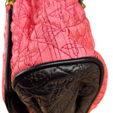 Louis Vuitton Limited Edition Bunny Pink Leather Monogram Coquette Clutch