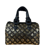 Louis Vuitton Gold Sequins Monogram Speedy Eclipse 30