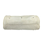 Chloé White Leather Paddington Handbag (Repainted)