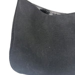 Prada Vintage Black Canvas Shoulder Bag