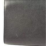 Yves Saint Laurent Black Leather Flap Clutch