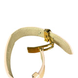 Louis Vuitton Monogram Vernis Logo Bracelet Yellow